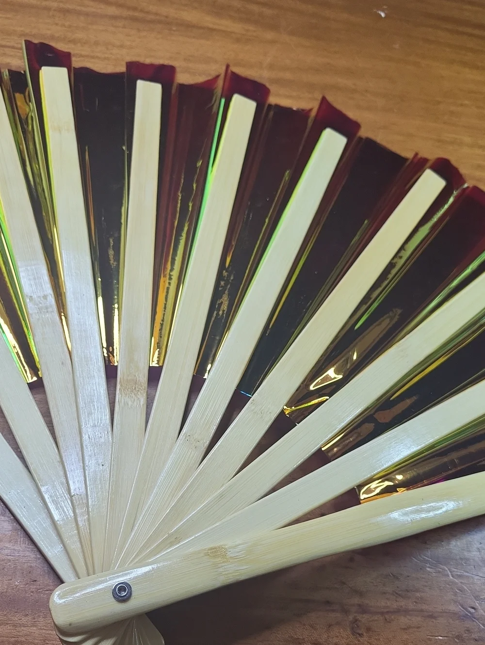 Red Folding Hand Fan
